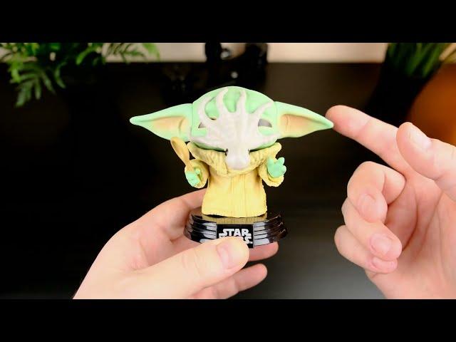 Фигурка Funko POP: Star Wars The Mandalorian – Grogu With Chowder Squid Bobble-Head (9,5 см)