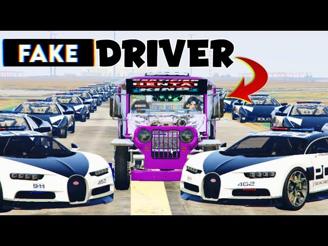 I became a fake  "JEEPNEY DRIVER" and I rob the Robbers in GTA 5 RP