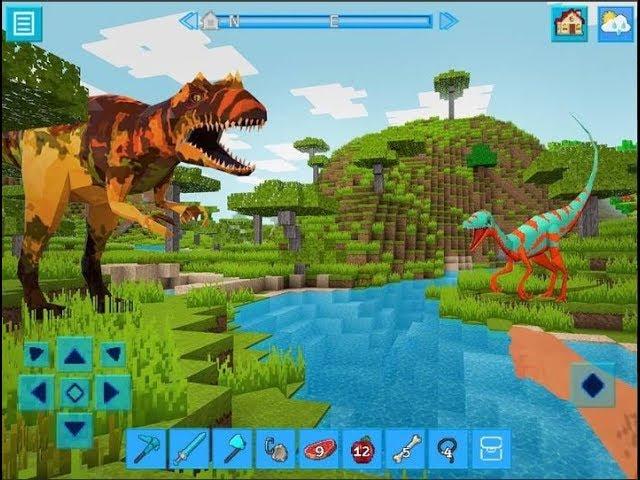 Raptorcraft 3D : Survival Craft Android Gameplay