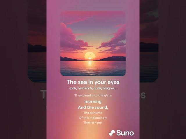 The sea in your eyes