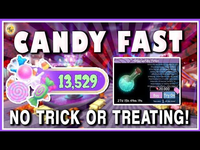 HOW TO GET CANDY FAST in Roblox Royale High HALLOWEEN UPDATE 2021