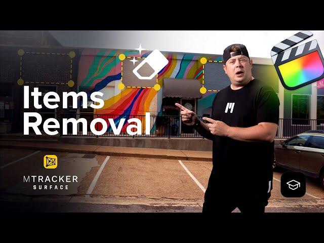 Remove Objects Fast in Final Cut Pro — mTracker Surface Tutorial — MotionVFX