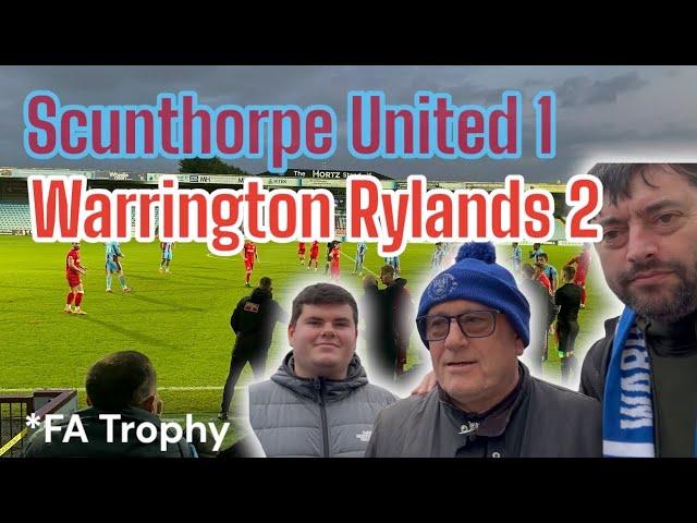 Scunthorpe United 1-2 Warrington Rylands