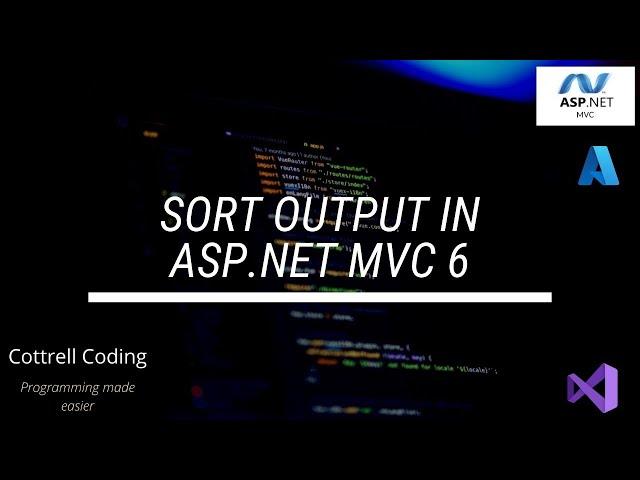 sort output in asp.net mvc 6