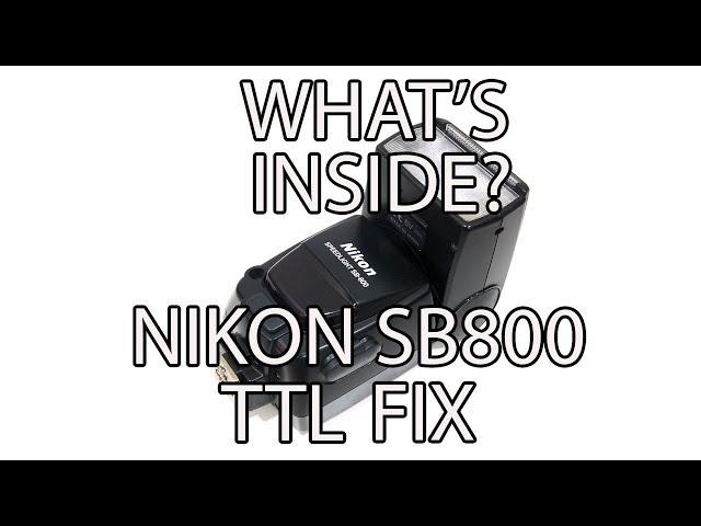 How to Repair Nikon SB 800 TTL Problem. Complete Teardown