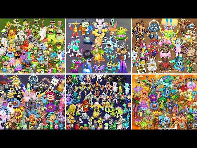 My Singing Monsters Evolution - Full Song, All Island, All Monsters (Common, Rare & Epic)