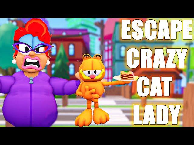 ESCAPE CRAZY CAT LADY! (Obby) ALL BADGES! Roblox Gameplay Full Walkthrough