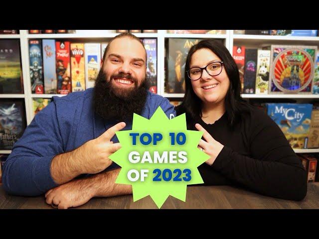 Our Top 10 2 Player Board Games New To Us In 2023!