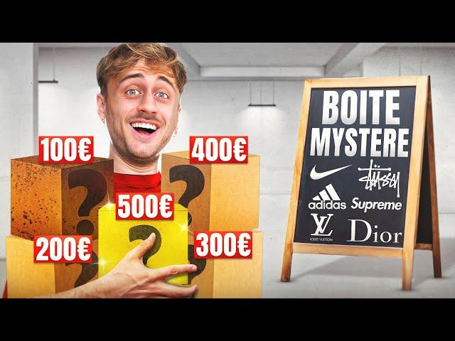 J'ouvre 5 BOÎTES MYSTÈRE de 100€ à 500€ 