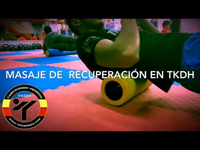 Masaje de recuperación en Taekwondo heredia