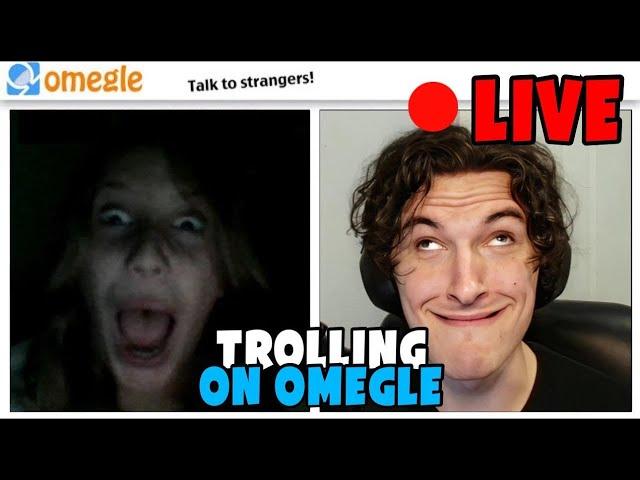 TROLLING EVERYONE ON OMEGLE... LIVE!  @Bosnov