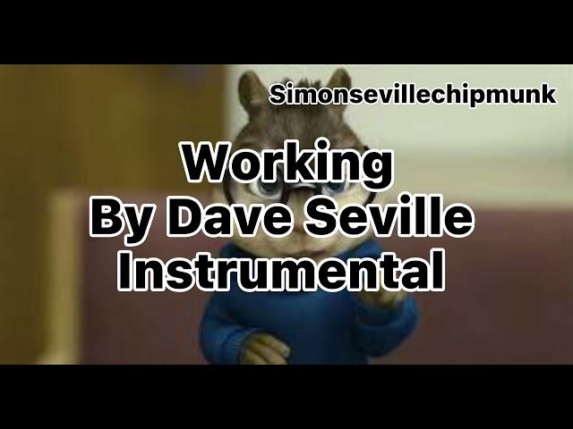 Working by Dave Seville instrumental version. #planetchipmunk