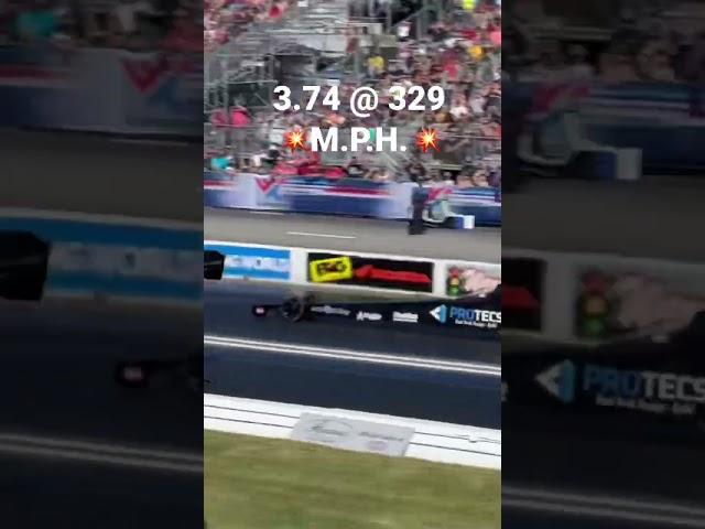(W)AUSTIN PROCK 3.74 @ 329 m.p.h. vs DOUG FOLEY 3.81 @ 313 m.p.h. | TOP FUEL
