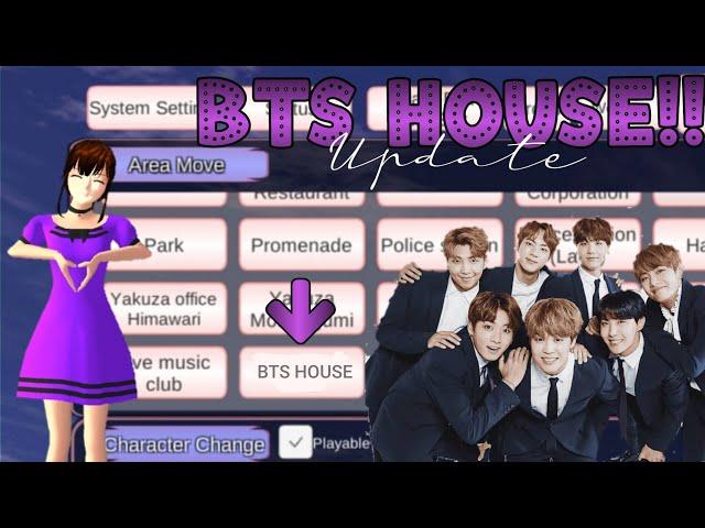 BTS HOUSE | Sakura School Simulator | Gweyc Gaming