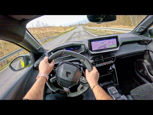 NEW Peugeot 208 GT 2024 | HYBRID 136HP | POV Test Drive