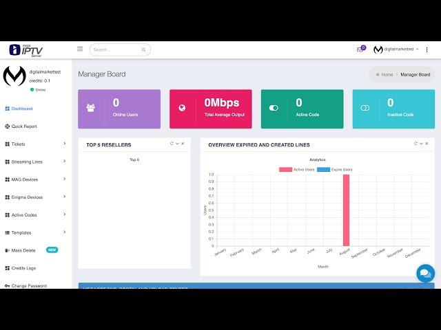 MEGAOTT IPTV Server - How to use this IPTV panel?  #megaott #trex #dino #crystal