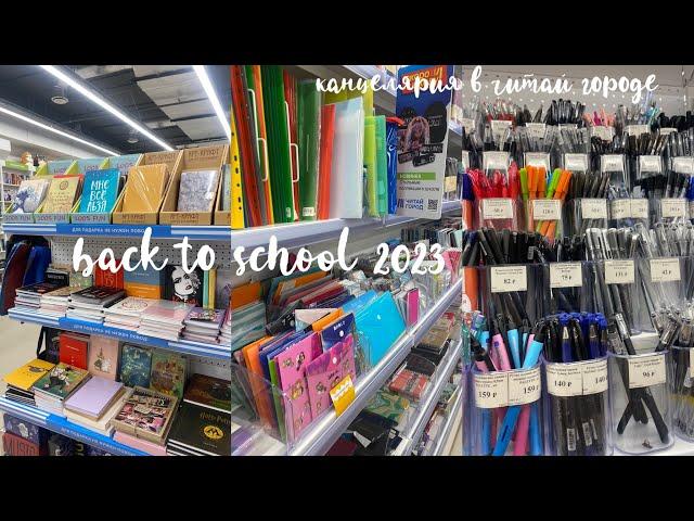 BACK TO SCHOOL 2023 канцелярия в читай городе // эстетичная канцелярия