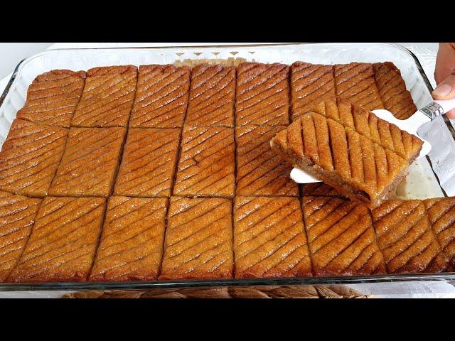 DELICIOUS DESSERT WITH SEMOLINA AND WALNUTS ️ MELTING IN THE MOUTH