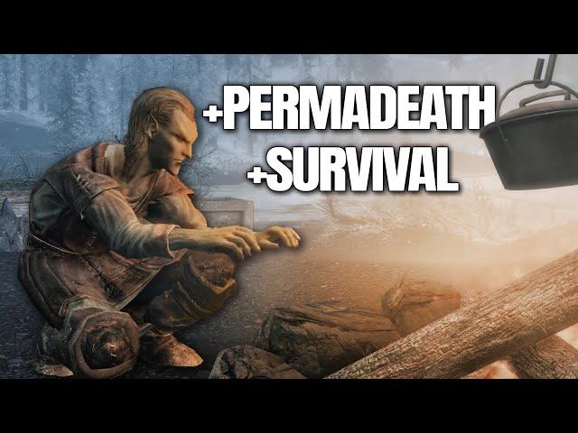 Skyrim Survival but the video ends when I die. (Vol. 2)