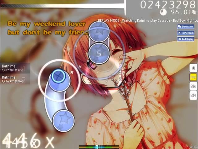 [osu!] Cascada - Bad Boy (Nightcore Mix) 【BCI's Hard】