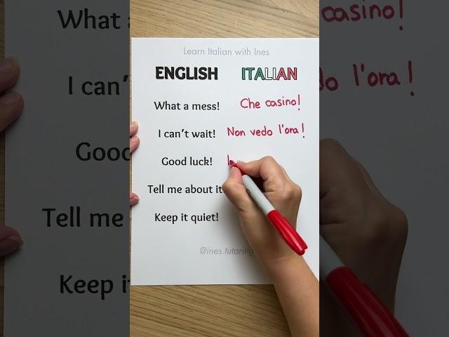 Learn Italian 