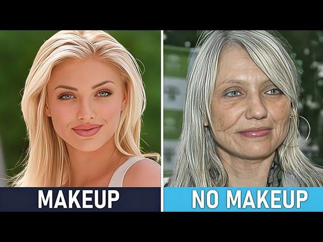 50 Shocking Celebrities Without Makeup – You Won't Believe