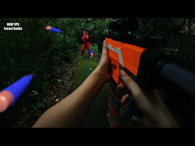 Nerf War - Forest Battle Showdown (Nerf First Person Shooter)