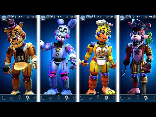 FNAF AR Stylized Rockstar Animatronics Workshop & Jumpscares Animation