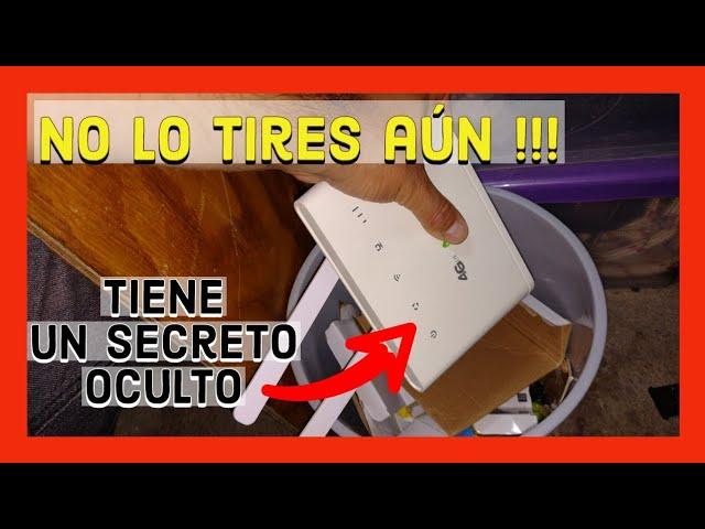 MODEM HUAWEI B310s 4G LTE Y SU SECRETO MEJOR GUARDADO  no lo tires aún  MIRA ESTO 