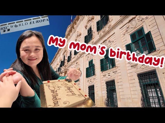 4K Malta+My Mom’s Birthday! (During the MSC: World Europa) No intro  (READ DESCRIPTION)