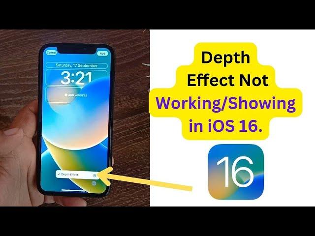 How to Fix Depth Effect Not Working on iPhone Lock Screen Wallpaper in iOS 16.