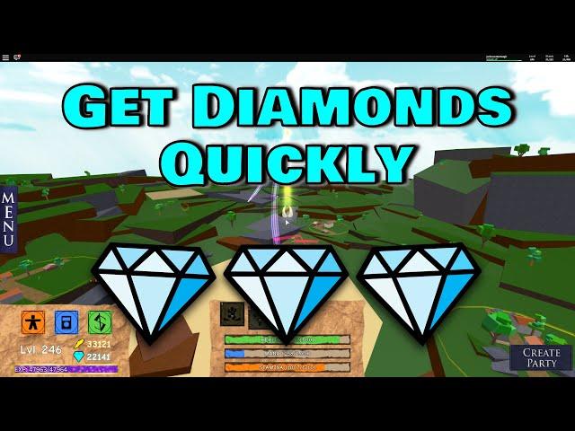 How To Get DIAMONDS Quickly! | Elemental Battlegrounds Roblox