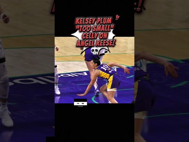 Kelsey Plum hit Angel Reese with the “too small” celly during Sky vs. Sparks game in Los Angeles!