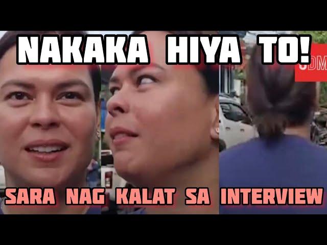 SARA DUTERTE - TRENDING! NAG KALAT SA INTERVIEW