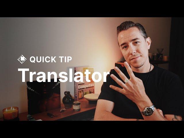 The Fastest Way to Translate on macOS 