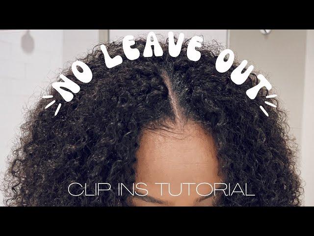 NO LEAVE OUT KINKY CURLY CLIP-INS | Natural Hair Goals | @kinkistry Clip-Ins