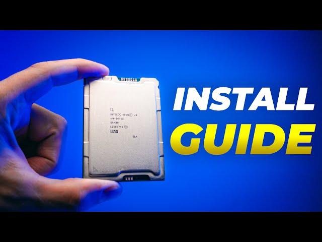 The MOST UNUSUAL processor! | 4th Gen Xeon [LGA 4677] CPU Install Tutorial