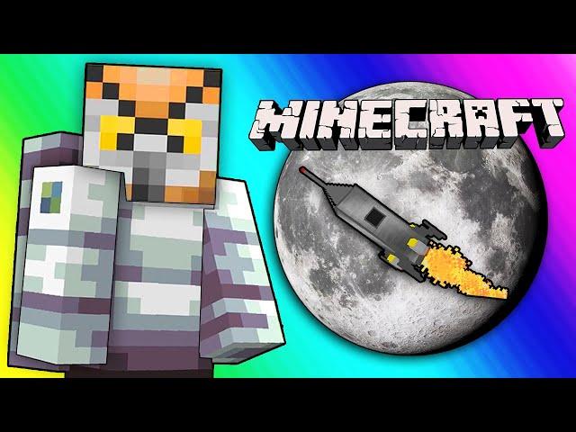 Minecraft Funny Moments - Landing On The Moon! (Ad Astra Mod)