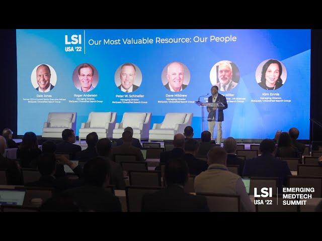 Dale Jones, Diversified Search Group | Opening Remarks at LSI USA 2022 Emerging Medtech Summit