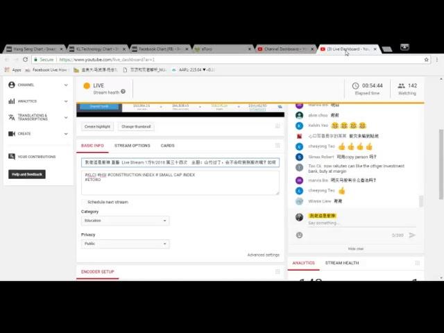我佬逗是股神 直播  Live Stream 17/9/2018 第三十四次    主题：山竹过了，会不会吹到到股市呢？如何用ETORO最有效？