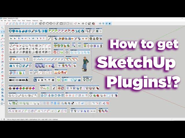 How to Download and install SketchUp Plugins?!