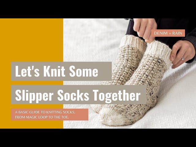 Knitting Socks as a Beginner | A Basic Sock Knitting Guide | Simple and Quick