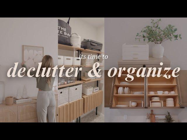 a week of decluttering & organizing our entire home 