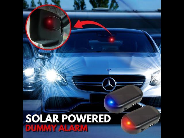 Car Flashing LED Light - Fake Security Light, Solar Powered Dummy Alarm