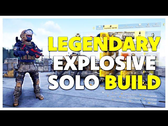 Seekers/Sticky Explosive Build - Solo Weekly Legendary - The Division 2 Year 5 Season 3!