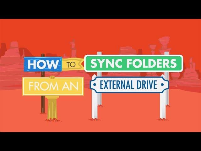 How to sync folders from an external hard drive with Google Drive