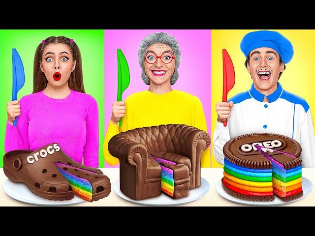 Me vs Grandma Cooking Challenge | Delicious Kitchen Hacks by TeenDO Challenge