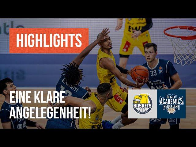 Eine klare Angelegenheit! EWE Baskets Oldenburg - MLP Academics Heidelberg - BBL Highlights