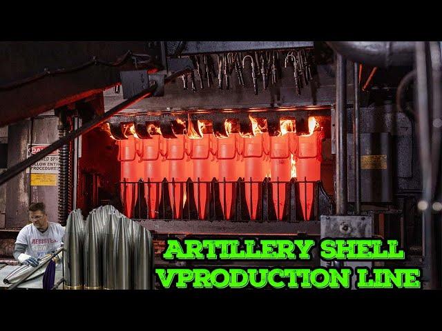 Incredible 155mm Artillery Shell Production Process  - The Fastest Mass Bullet Production Line