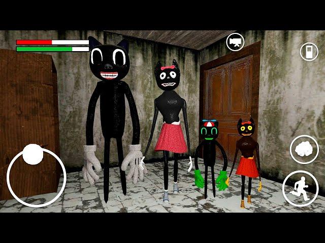 МЫ НАШЛИ СЕМЬЯ МУЛЬТЯШНЫЙ КОТ КОШКА МАМА ПАПА В ГРЕННИ ОНЛАЙН Granny Online Horror Game SCP Family